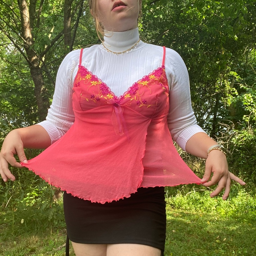 Victoria’s Secret mesh babydoll chemise